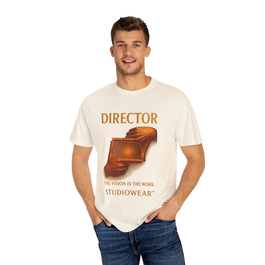 Director Studio T‑Shirt — "Director" Film Chair Graphic Tee