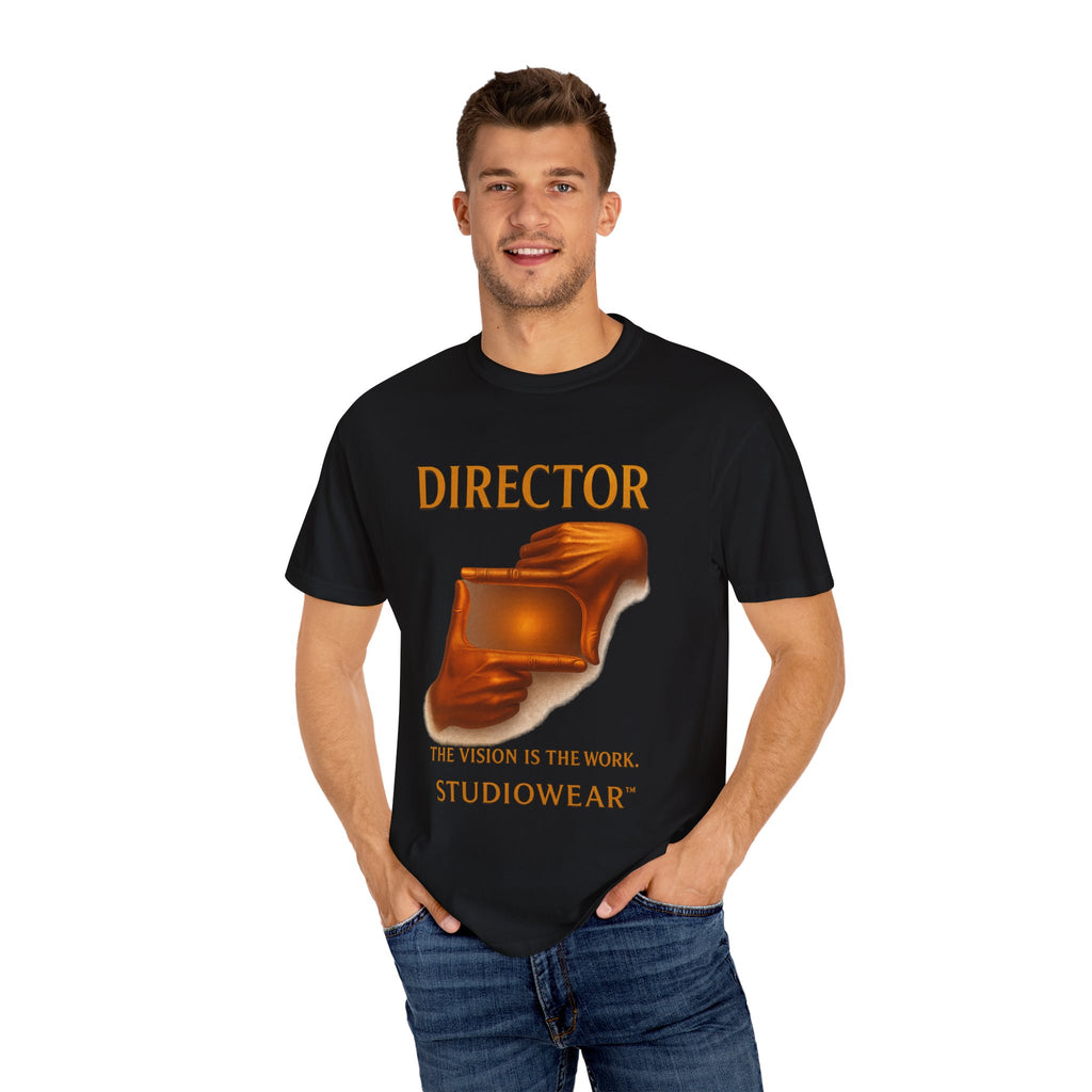 Director Studio T‑Shirt — "Director" Film Chair Graphic Tee