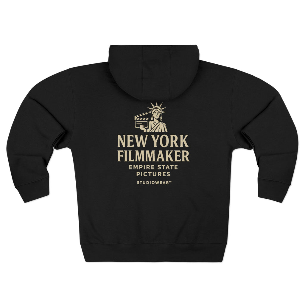 New York Filmmaker Zip Hoodie — Empire State Pictures Graphic Zip-Up