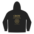 Crew Full-Zip Hoodie — ‘CREW’ Gold Logo Studiowear Zip-Up
