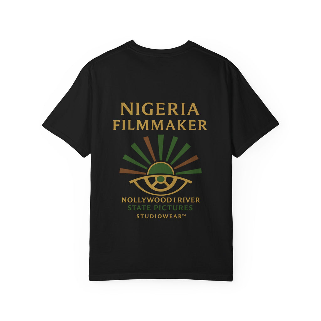 Nigeria Filmmaker T-Shirt — Nollywood River State Pictures Logo Tee
