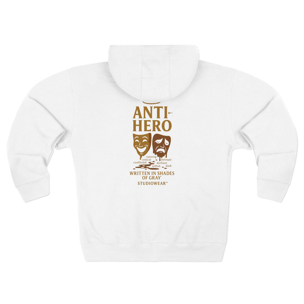 Anti-Hero Zip Hoodie — Graphic Back Print Hoodie