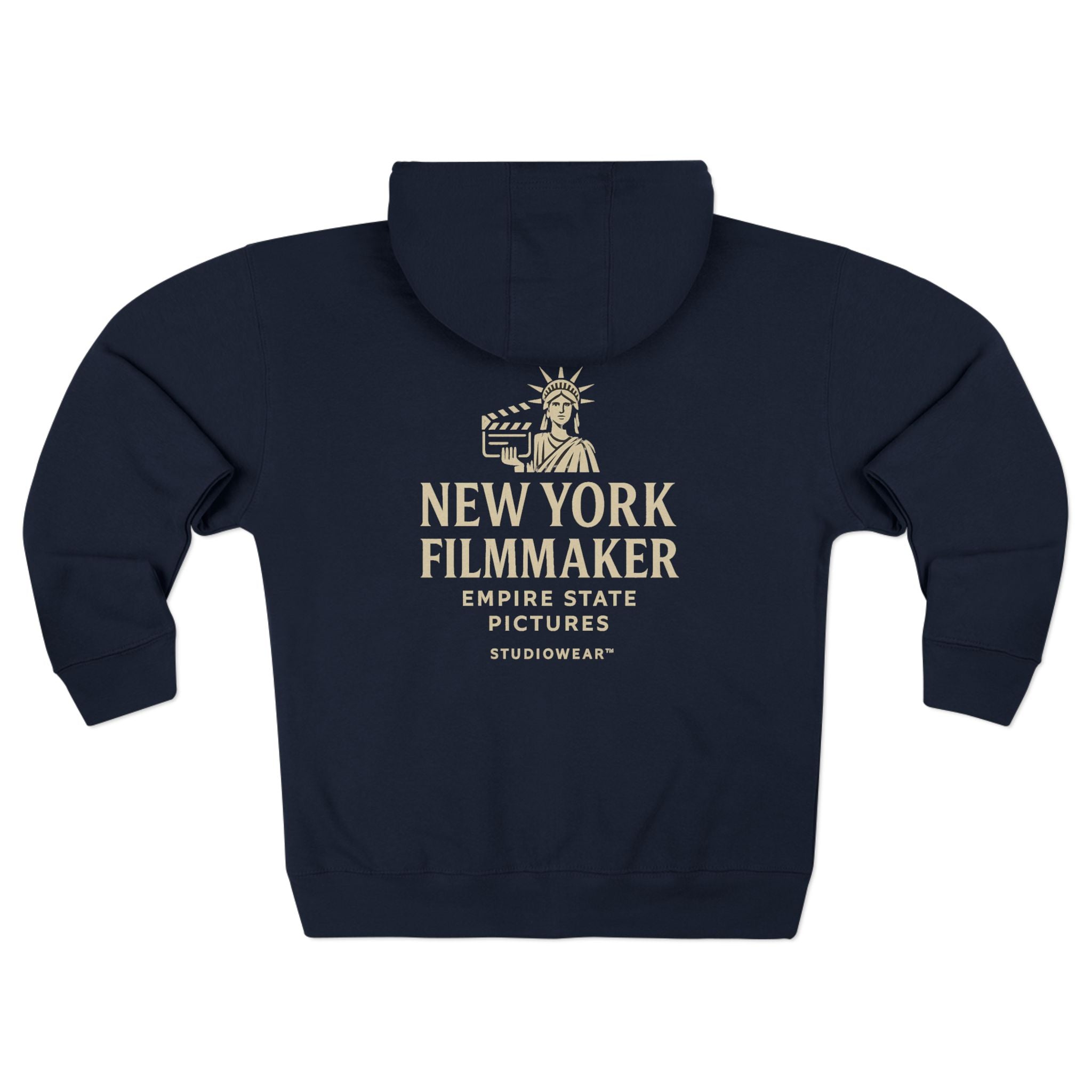 New York Filmmaker Zip Hoodie — Empire State Pictures Graphic Zip-Up