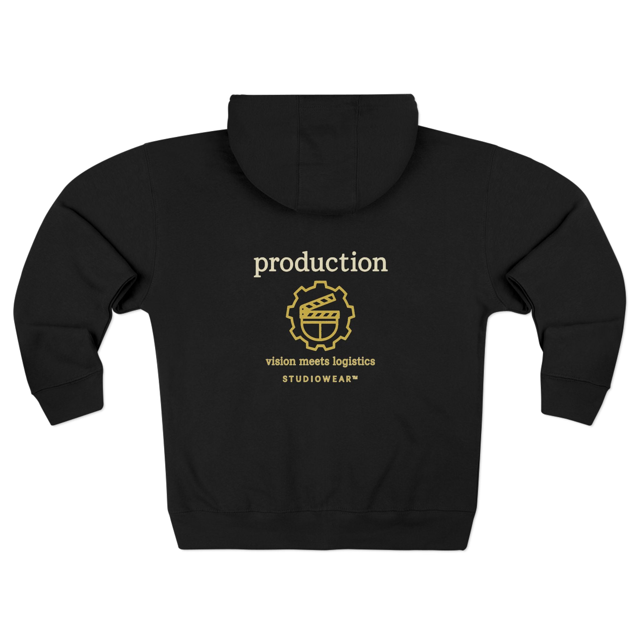 Production Crew Zip Hoodie — Film Set Crew Jacket