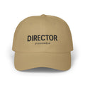 Director Embroidered Dad Cap - Classic White Baseball Hat
