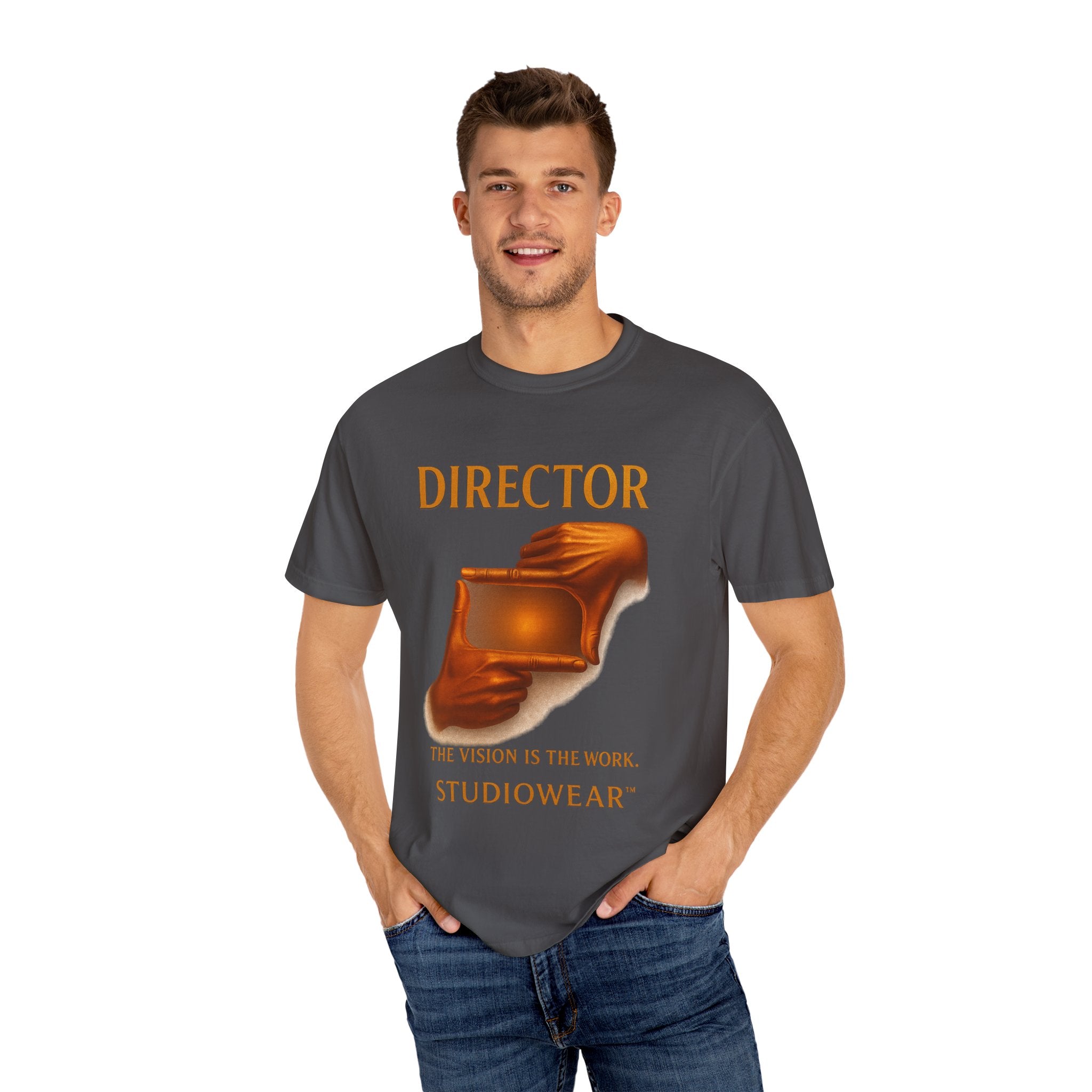 Director Studio T‑Shirt — "Director" Film Chair Graphic Tee