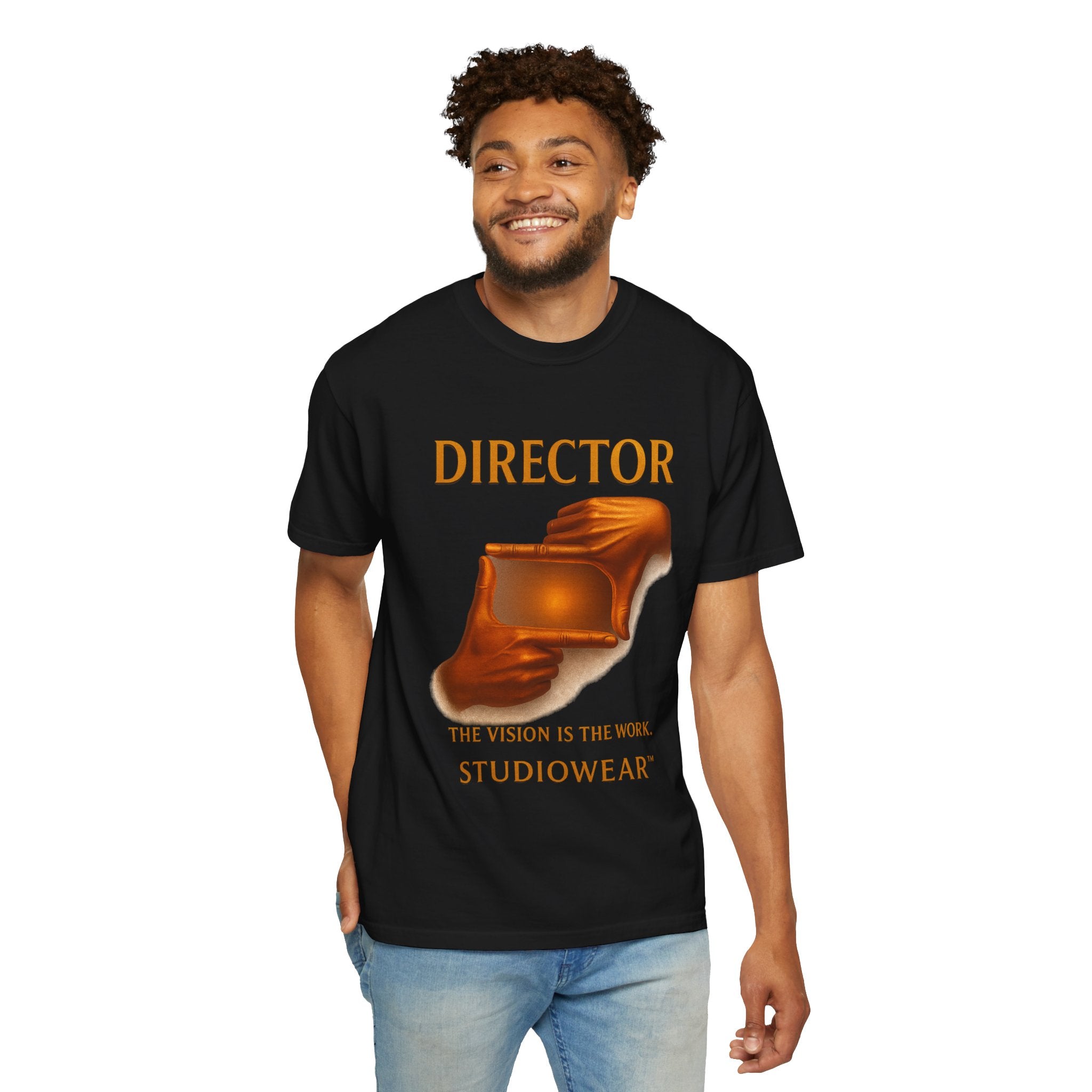 Director Studio T‑Shirt — "Director" Film Chair Graphic Tee