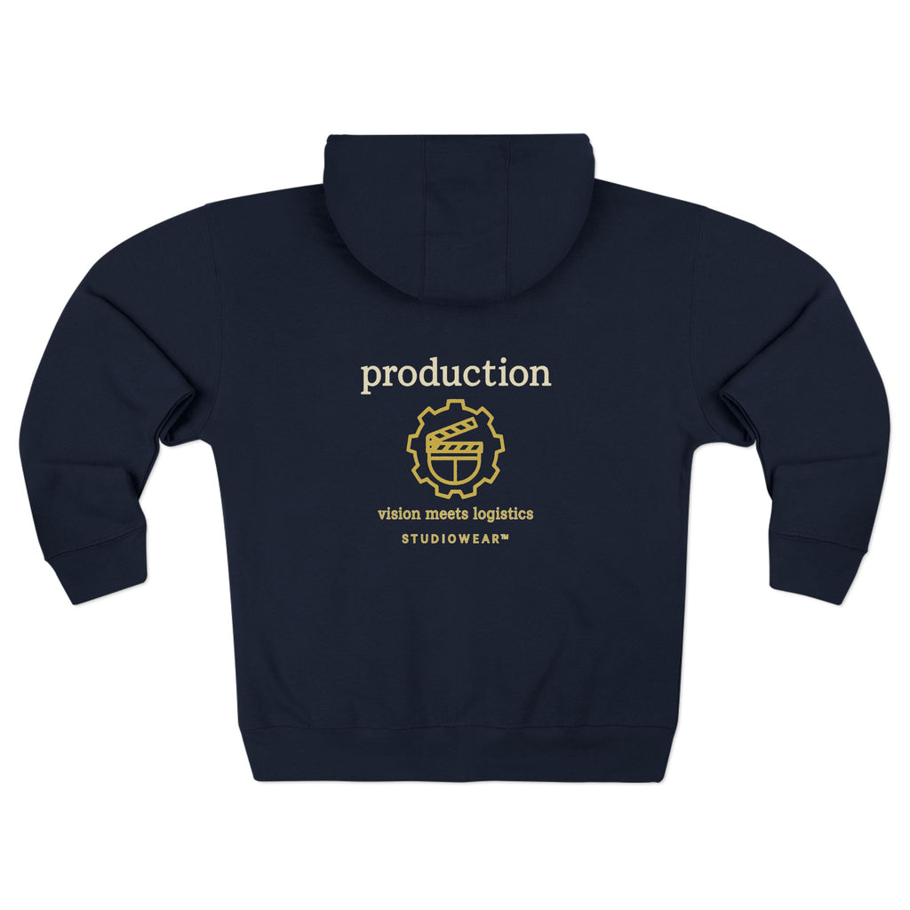 Production Crew Zip Hoodie — Film Set Crew Jacket