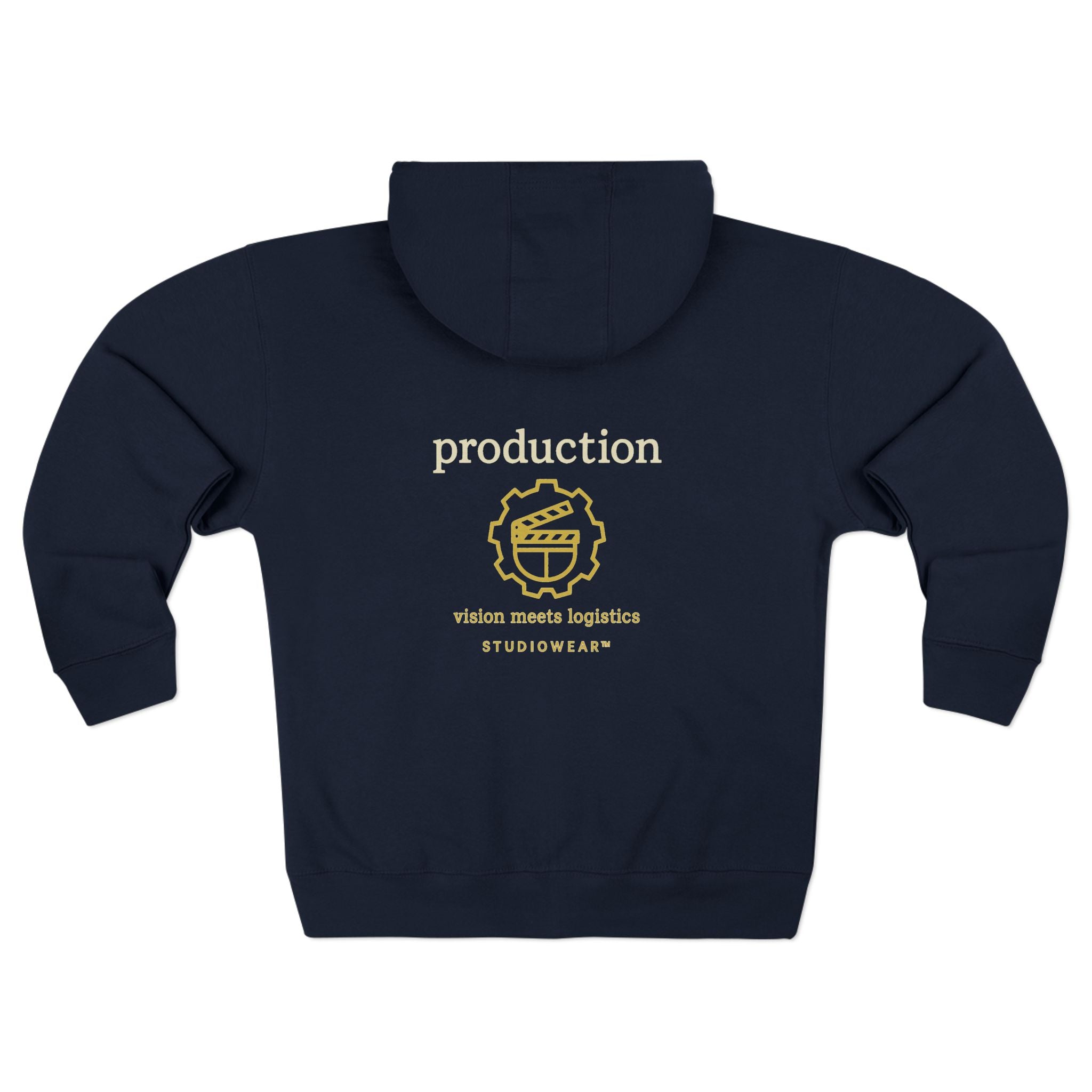 Production Crew Zip Hoodie — Film Set Crew Jacket
