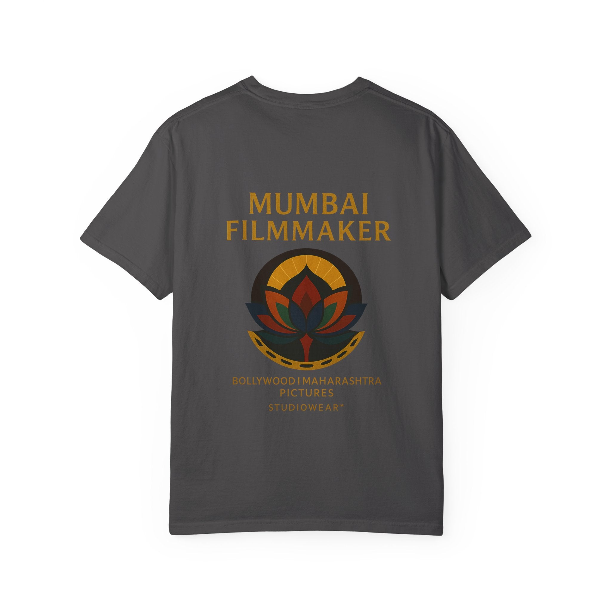 Mumbai Filmmaker T-Shirt — Lotus Logo Bollywood Studio Tee