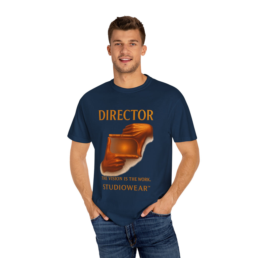 Director Studio T‑Shirt — "Director" Film Chair Graphic Tee