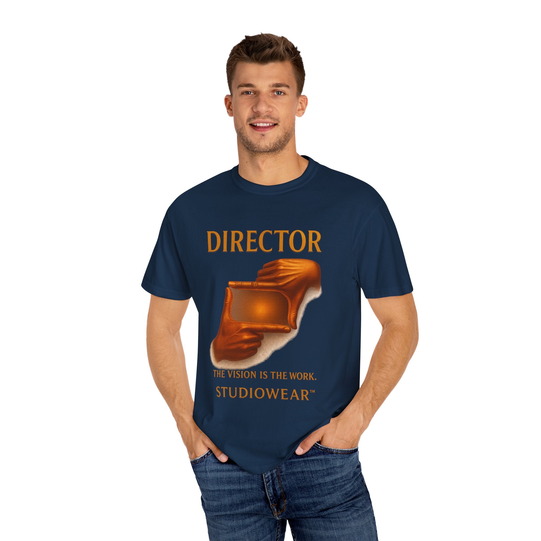 Director Studio T‑Shirt — "Director" Film Chair Graphic Tee