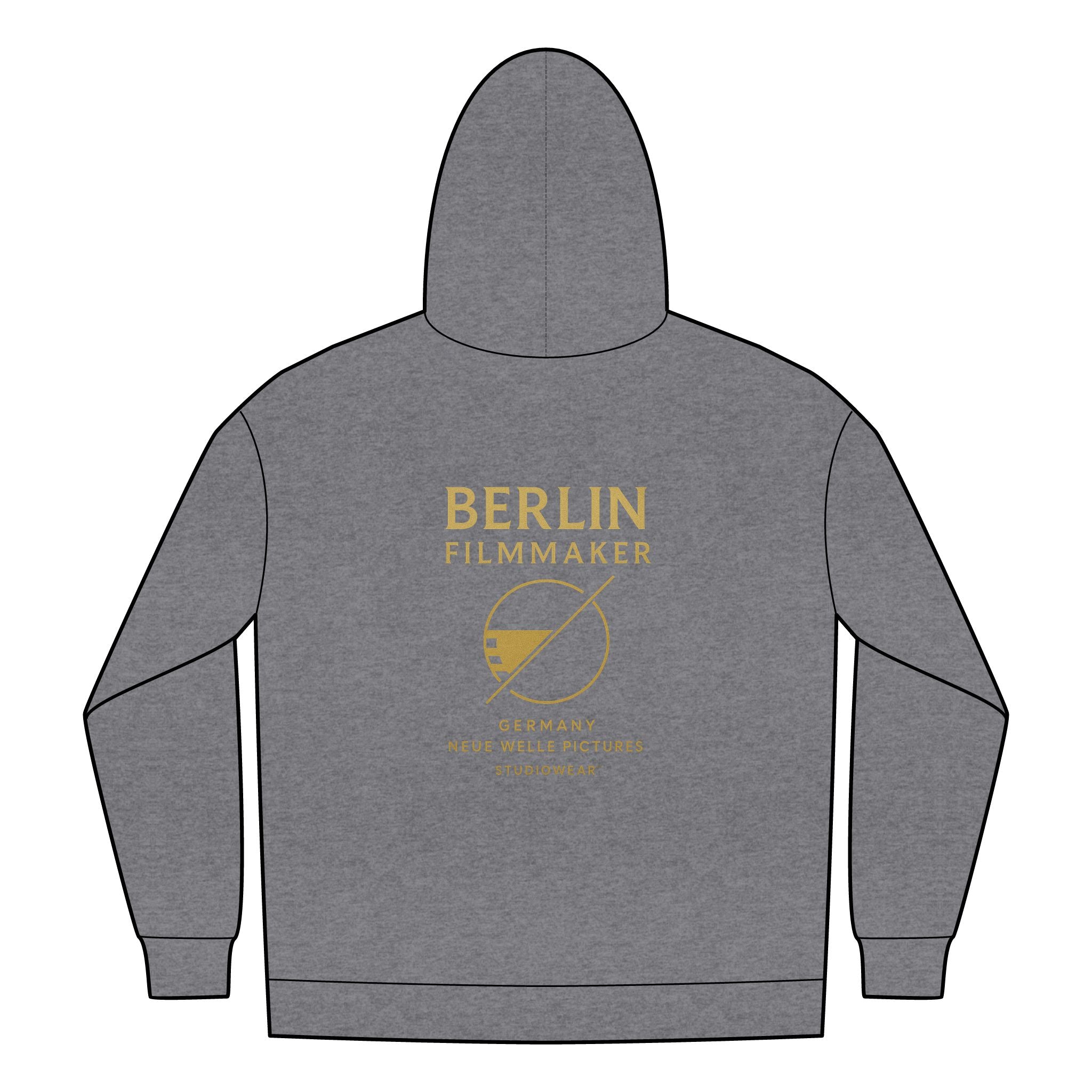 Berlin Filmmaker Full-Zip Hoodie - Stylish Unisex Apparel for Creatives